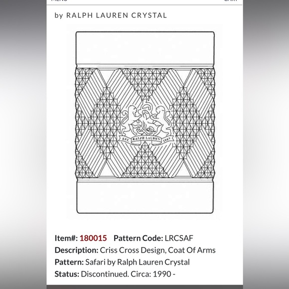 Ralph Lauren Safari Double Old Fashioned Glasses Set of 4 Whiskey Tumblers - Picture 13 of 14